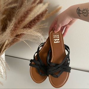 Billabong | Strappy Black Sandals